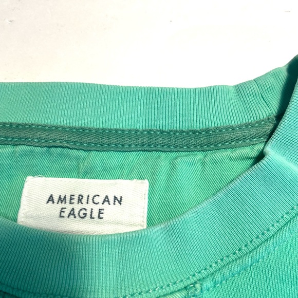 American Eagle Outfitters Teal Crewneck Sweater - Picture 8 of 10